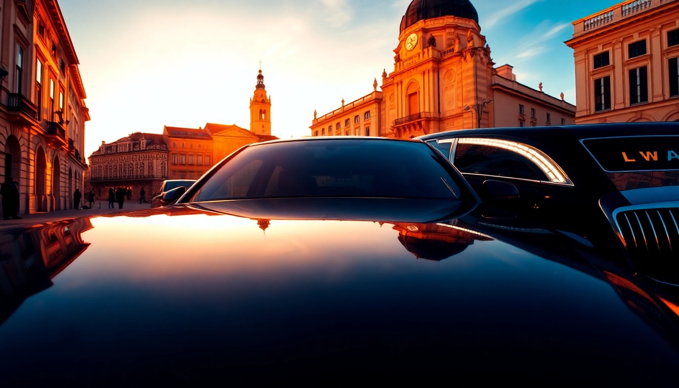 Luxury hire chauffeur Lisbon offers premium transport with elegance, showcasing a stylish vehicle against Lisbon's scenic backdrop.