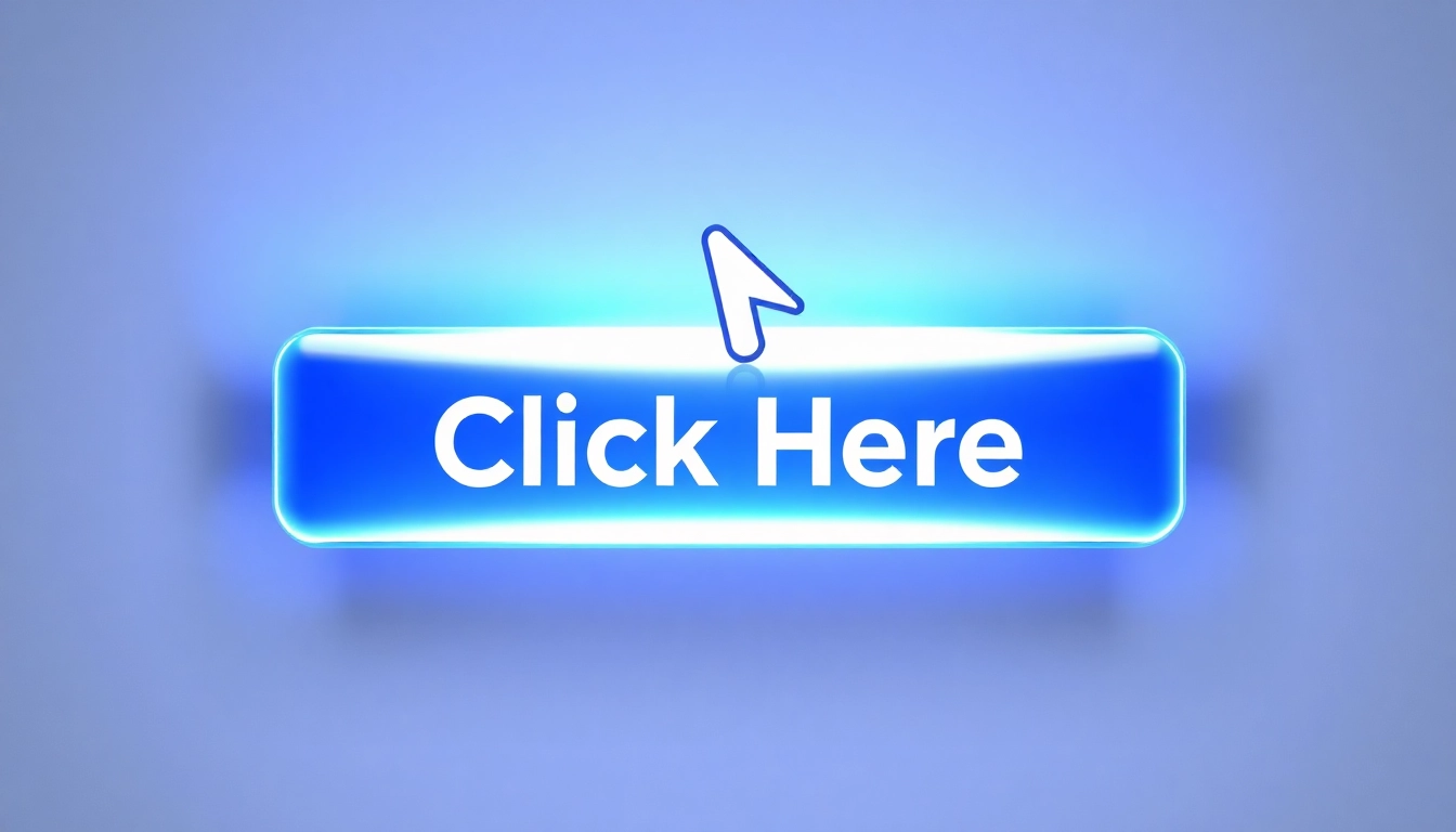 Engage users with this vibrant "Click Here" button designed to attract clicks and interaction on your website.