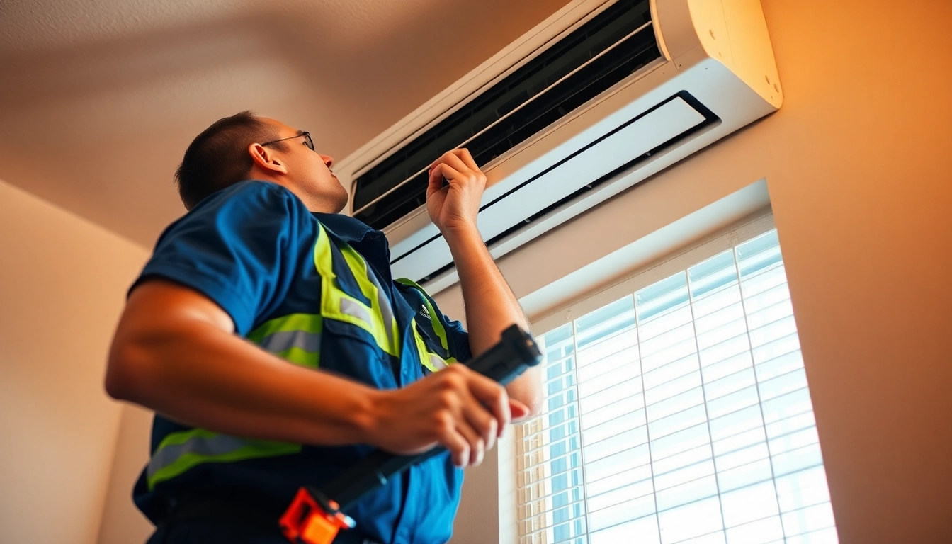 Expert technician conducting air conditioning repair in Fort Worth, Texas for optimal home comfort.