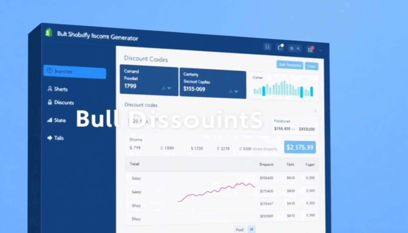 Create Shopify bulk discount codes effortlessly using a user-friendly generator.